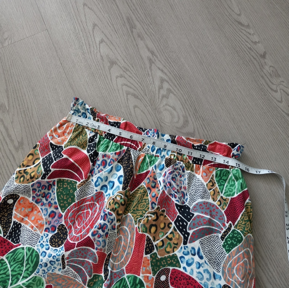 Farm Rio × Anthropologie Poplin Swing High Rise Pull On Shorts L - Picture 9 of 15